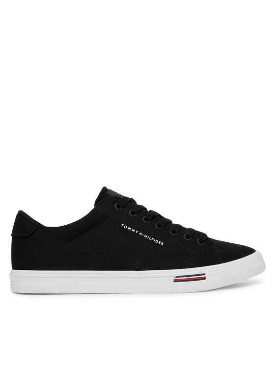 Tommy Hilfiger Tenisówki Vulc Core Rwb Long Lace Cvs FM0FM05813 Czarny