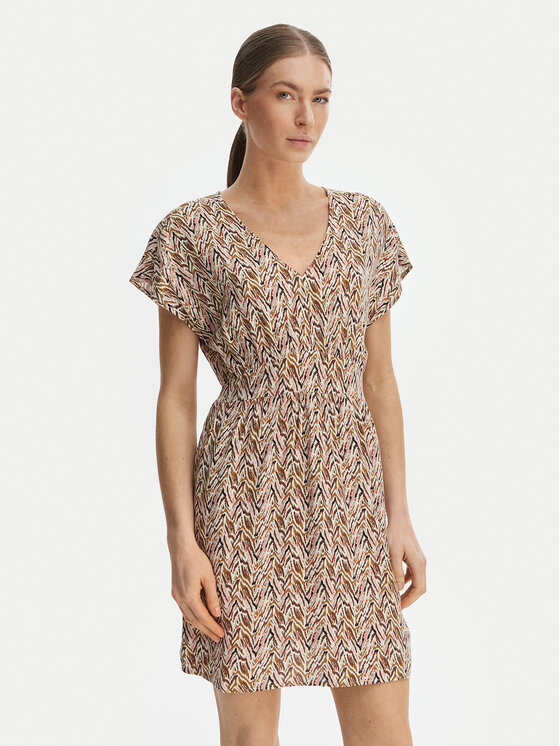 ONLY Sukienka letnia Nova 15342707 Brązowy Regular Fit