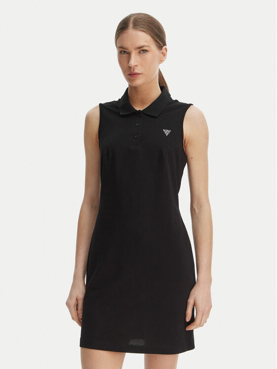 Guess Sukienka codzienna V6GK09 K3152 Czarny Regular Fit