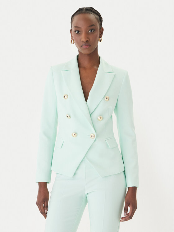 Rinascimento Marynarka CFC0128639003 Zielony Regular Fit