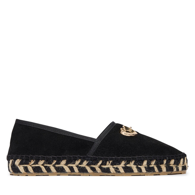 Espadryle LOVE MOSCHINO JA10552G0OIG5000 Czarny