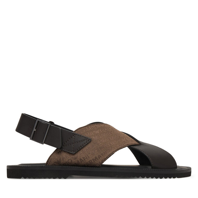Sandały Emporio Armani EM004323 AF25617 M6354 Brązowy