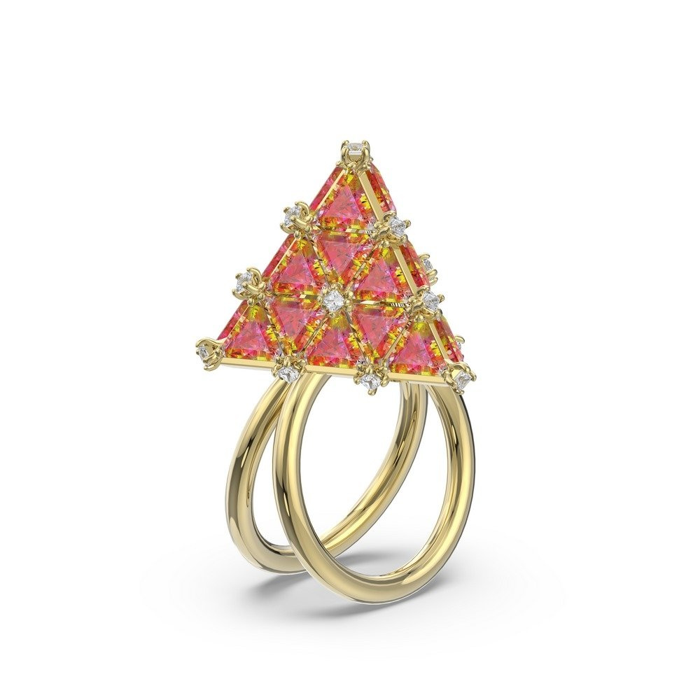 JEWELER'S SWAROVSKI 5610826. Pierścionek, Kolor różowy. Kobieta.