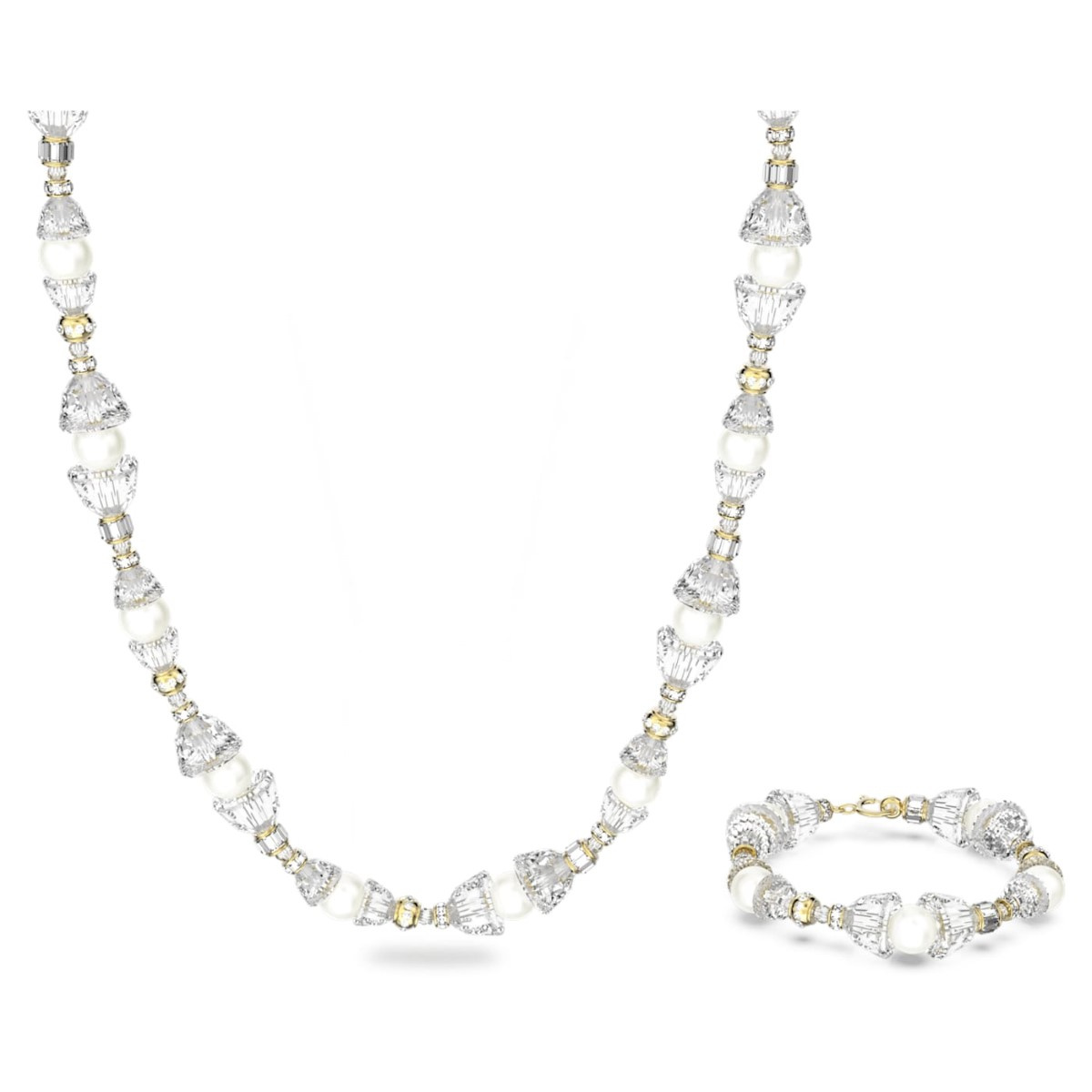 JEWELER'S SWAROVSKI 5610981. Zestaw biżuterii, Kolor przezroczysty. Kobieta.