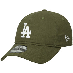 LINEN 9TWENTY LOSDOD CAP by New Era, oliwkowy, One Size