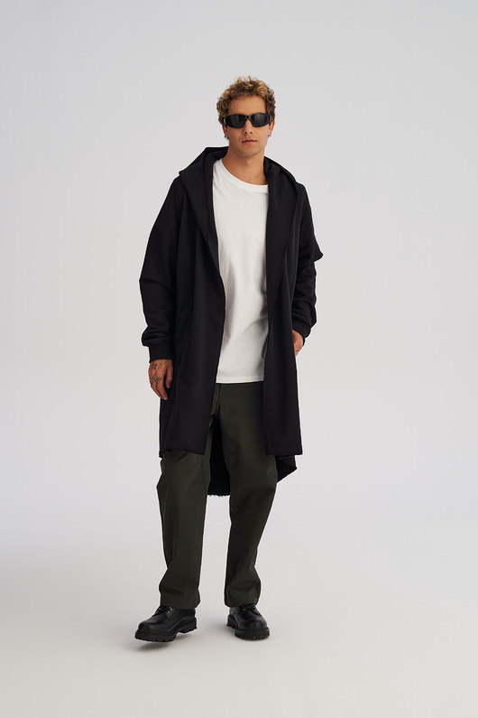 Dzianinowy płaszcz Directeur Artistique męski