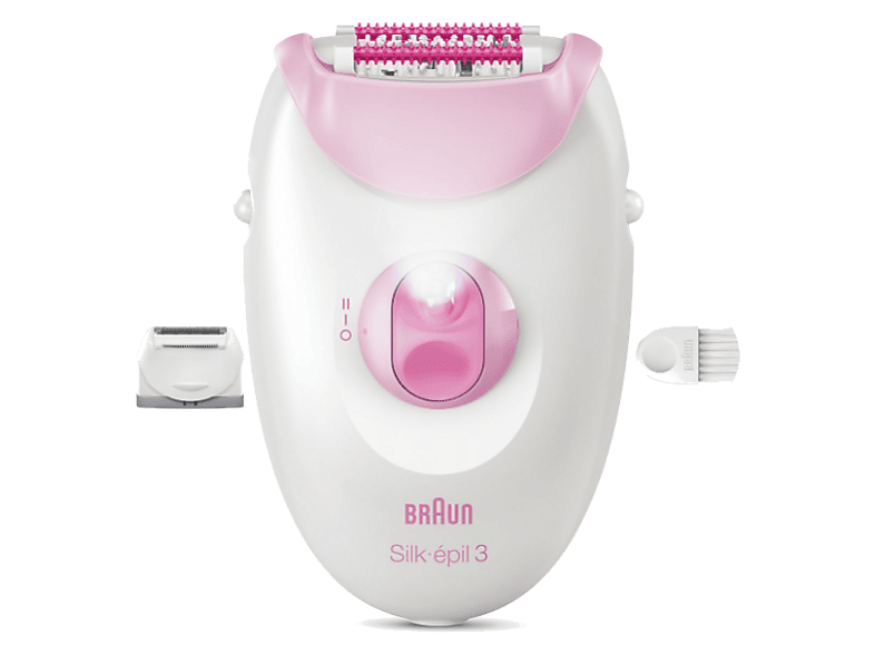 Braun SE3-031 Silk·épil 3 Biało-różowy