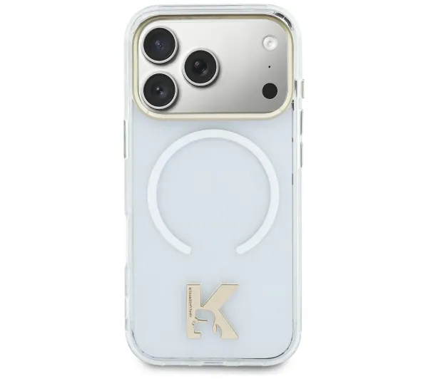 Karl Lagerfeld IML K Head Logo MagSafe do iPhone 17 Przezroczysty