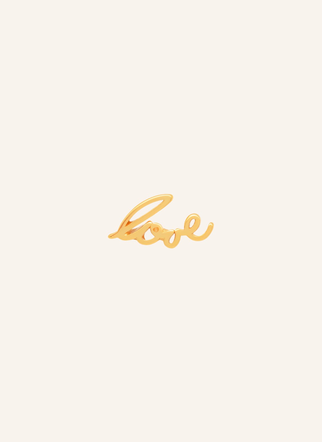Lulu Copenhagen Kolczyki For My Love gold