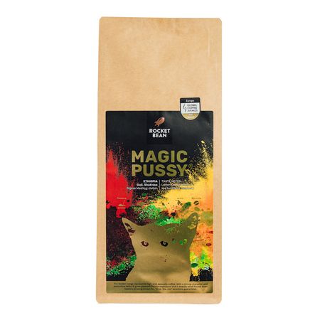 Rocket Bean Kawa ziarnista Magic Pussy Etiopia Guji Shakisso Natural Espresso 1 kg - kawa