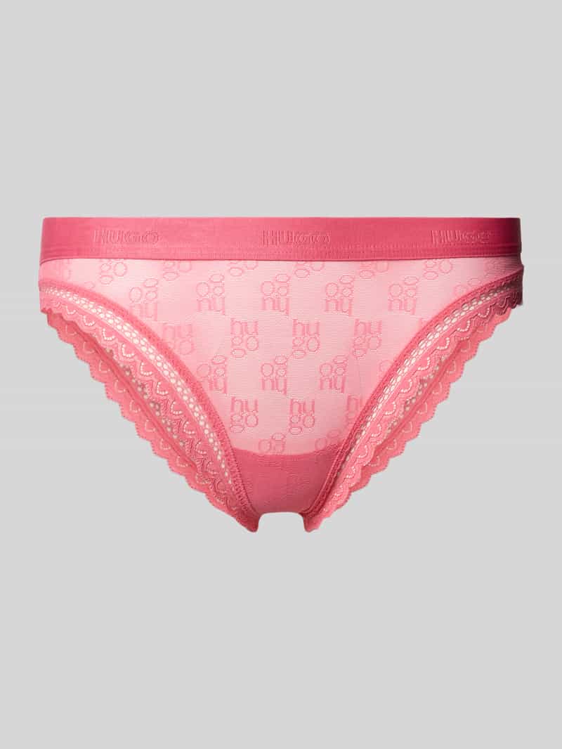 Figi w imitacji koronki model 'SARTORIAL BRIEF'
