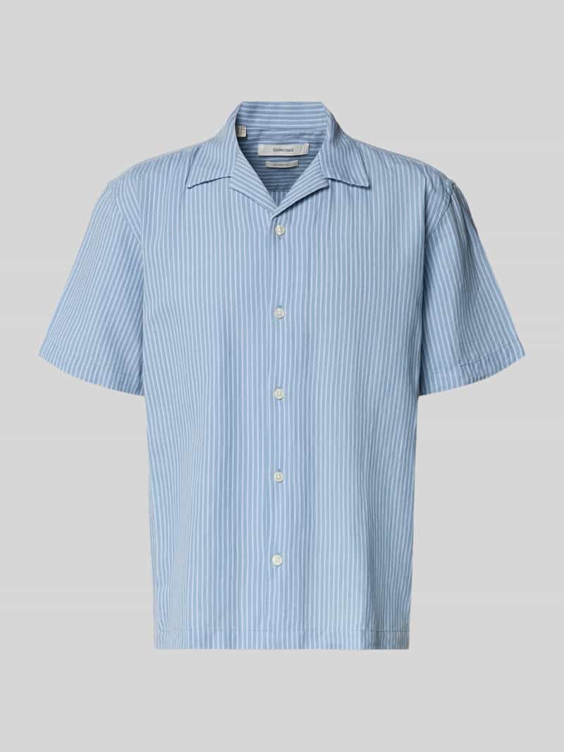 Koszula casual o kroju relaxed fit z mieszanki lnu i bawełny model 'RLXCLAY'