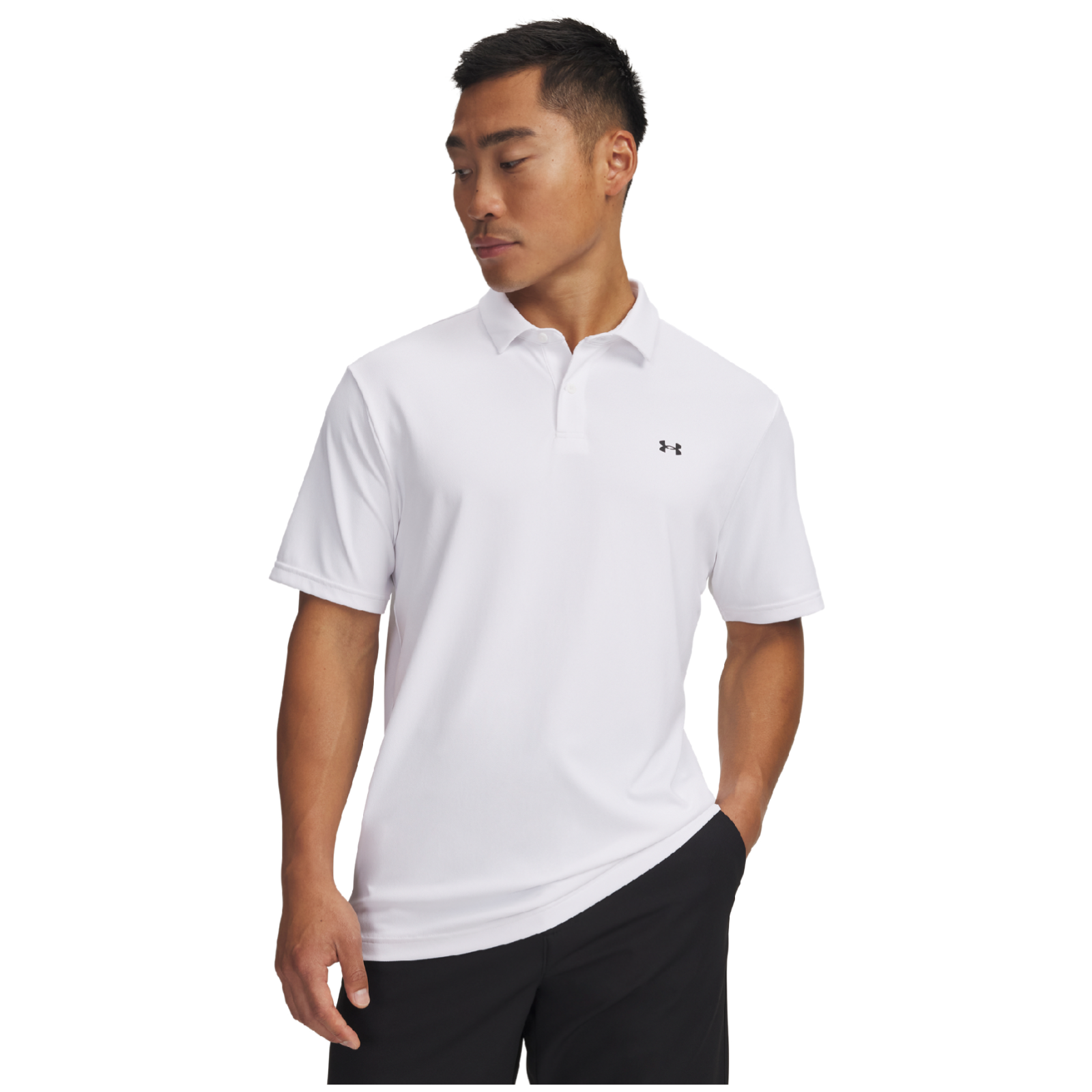 Koszulka męska Under Armour T2G Pique Polo Rozmiar: S / Kolor: biały