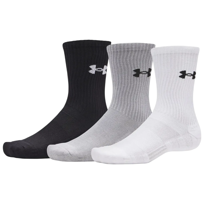 Zestaw skarpetek Under Armour Performance Cotton 3P Crw Rozmiar skarpet: 42-47,5 / Kolor: szary