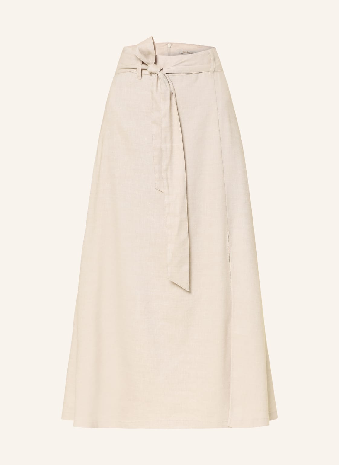 Barbour Spódnica Gabby Z Lnem beige