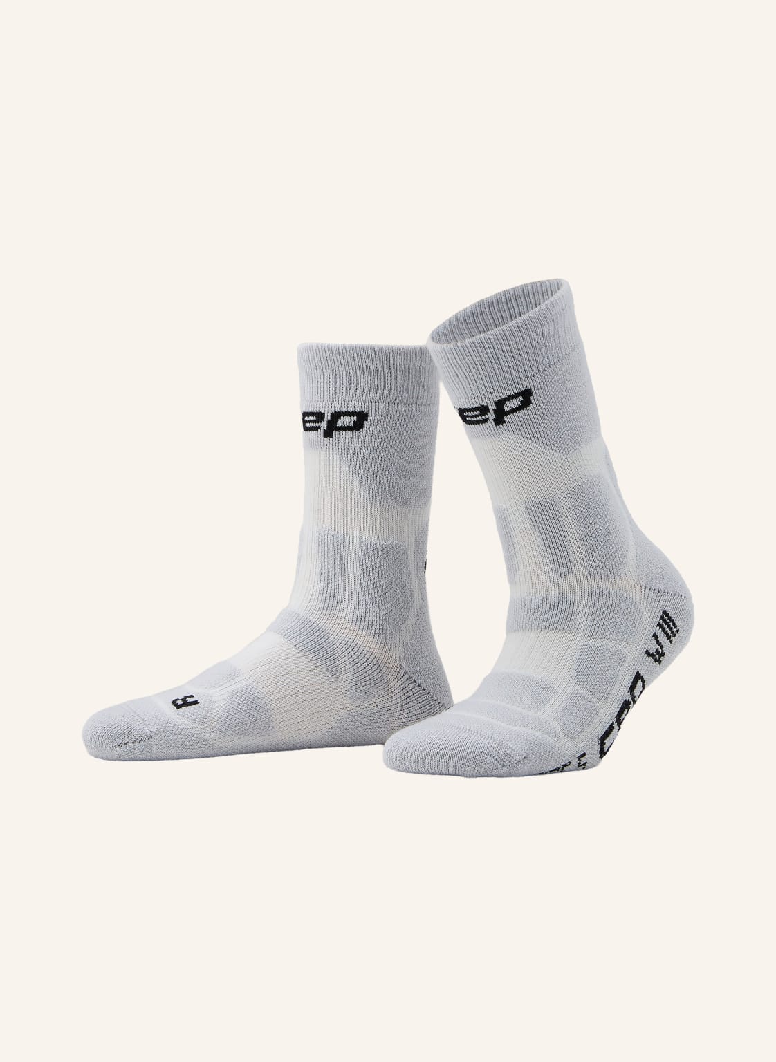 Cep Skarpety Trekkingowe Hiking Max Cushion Mid Cut grau