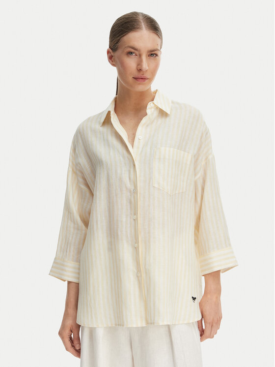 Weekend Max Mara Koszula Panetto 2615111102 Żółty Relaxed Fit