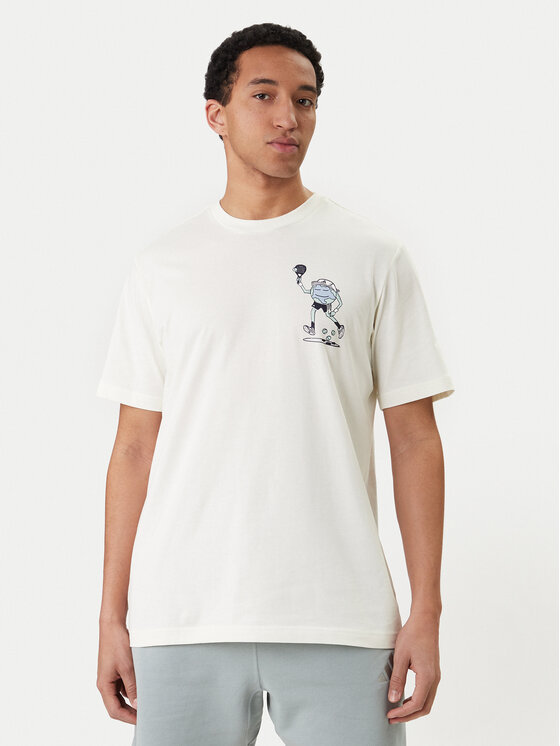 adidas T-Shirt Earth Day Padel Graphic KB4906 Biały Regular Fit