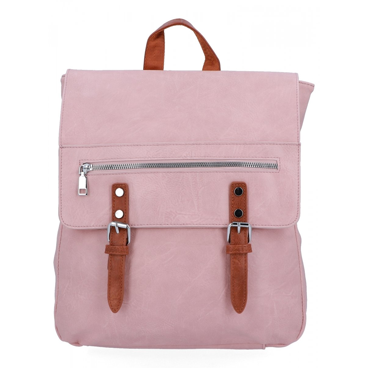 Plecak Damski Vintage XL firmy Herisson 1652H453 Pudrowy Róż