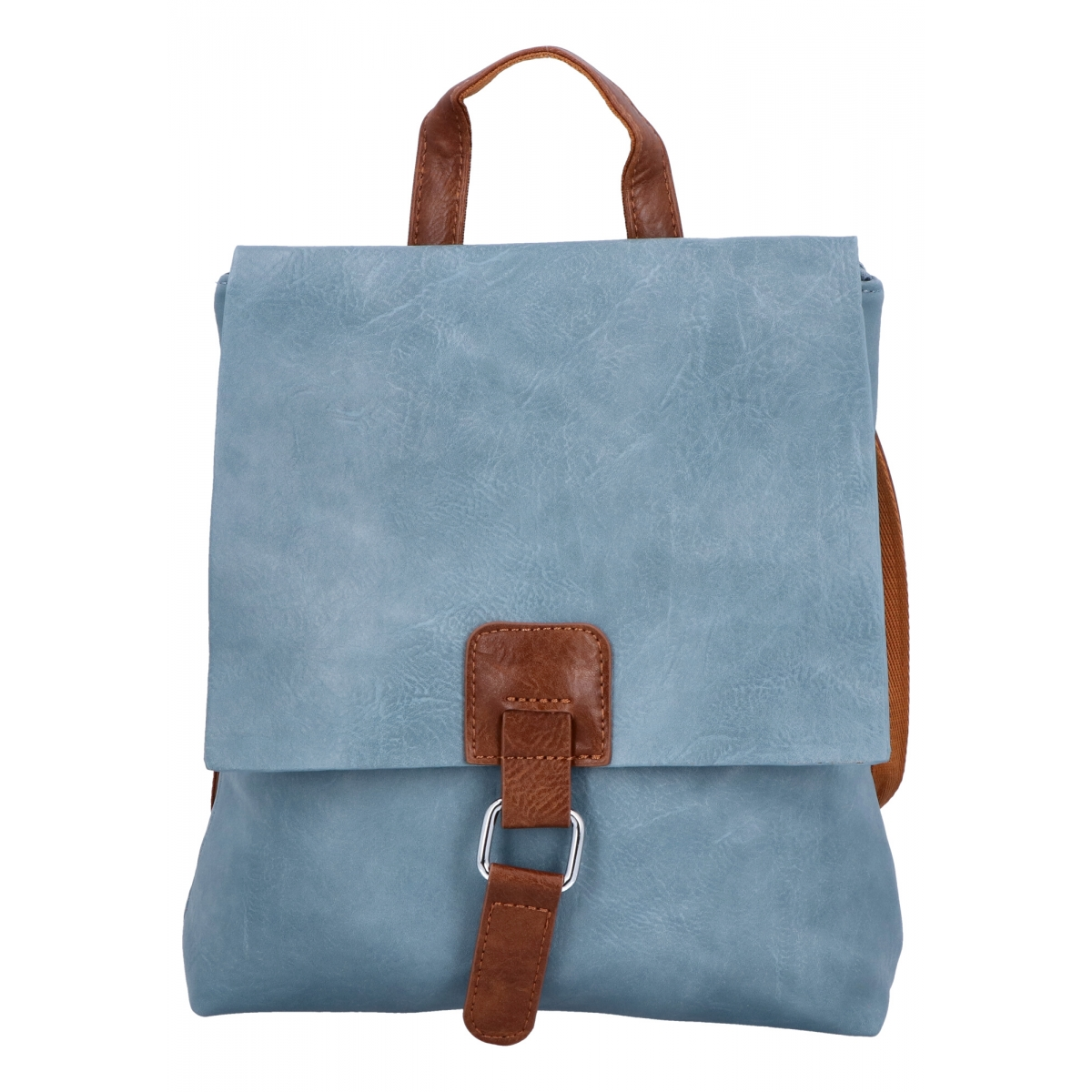 Stylowy Plecaczek Damski Vintage firmy Herisson 1202B419 Błękitny