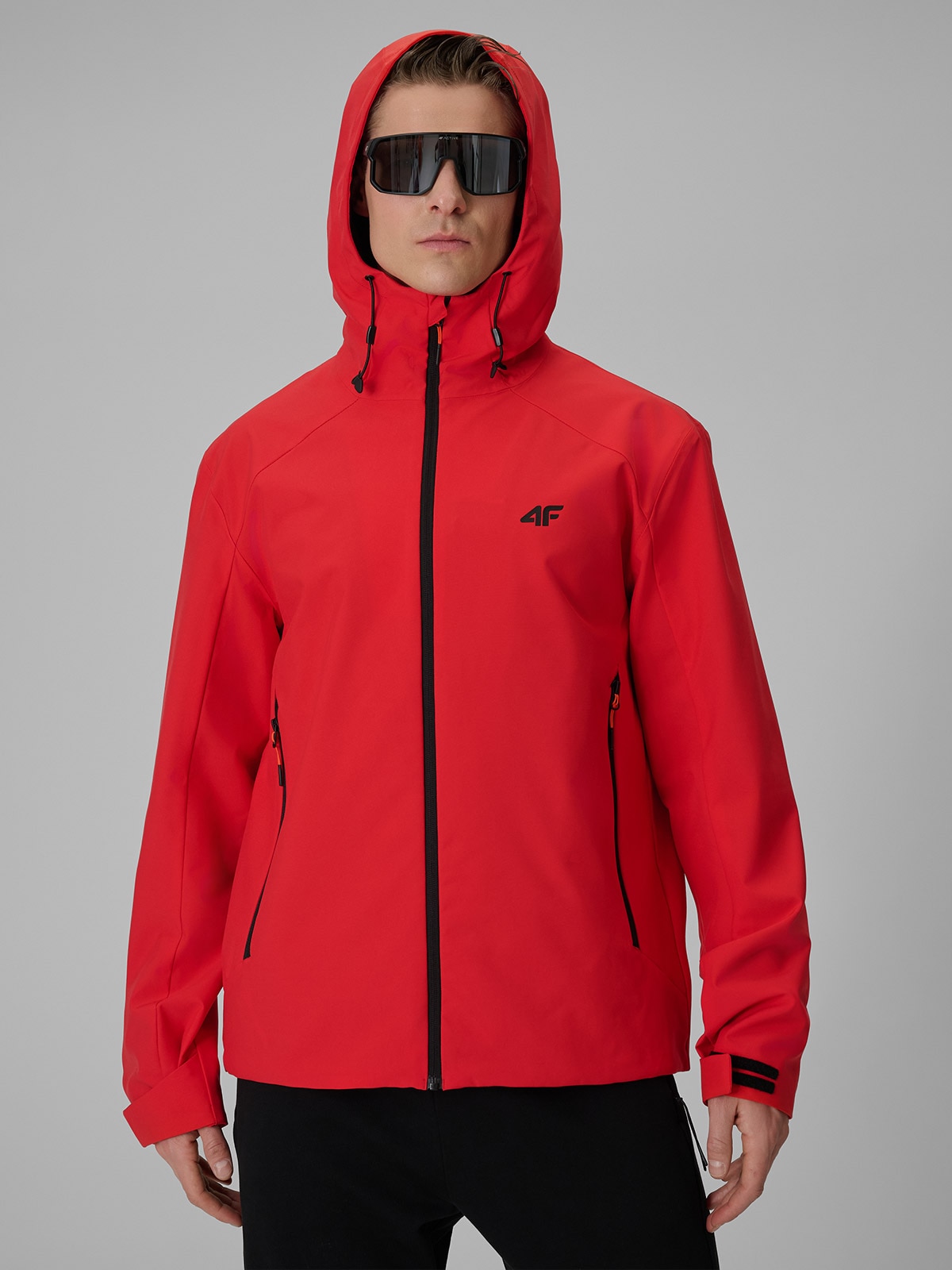 4F Kurtka przejściowa membrana 5000 męska - czerwona XXL