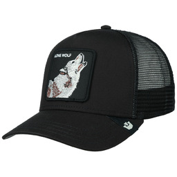 Czapka Lone Wolf Trucker by Goorin Bros., czarno-szary, One Size