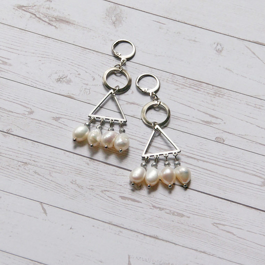 S A L E : UNIKATOWE kolczyki - perły