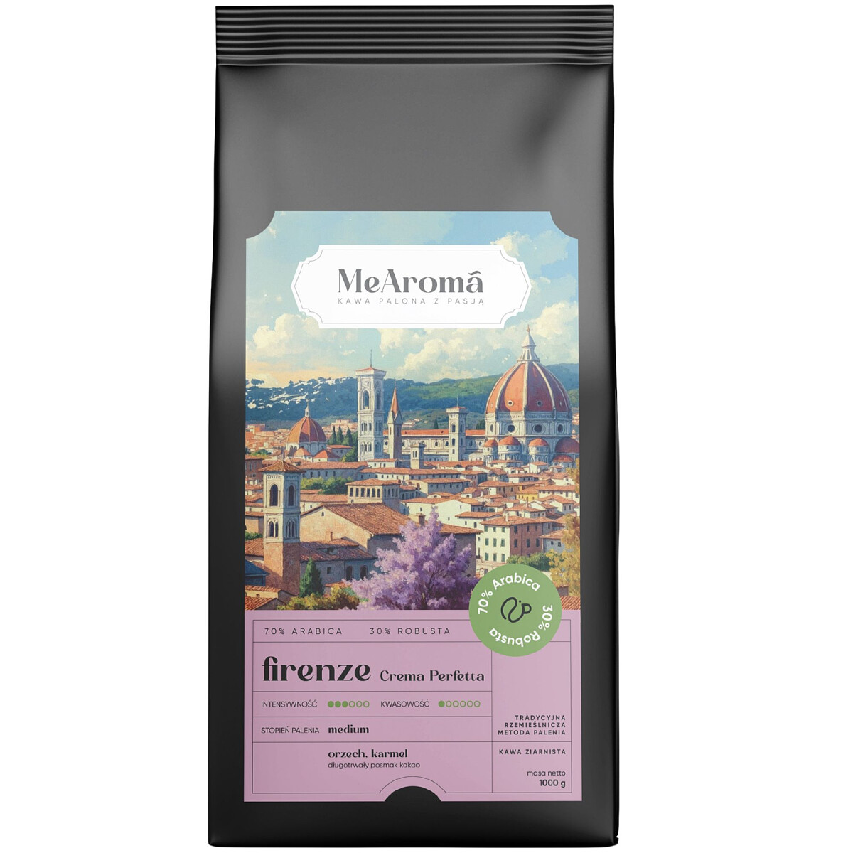 Kawa ziarnista MeAroma Firenze Crema Perfetta 1 kg