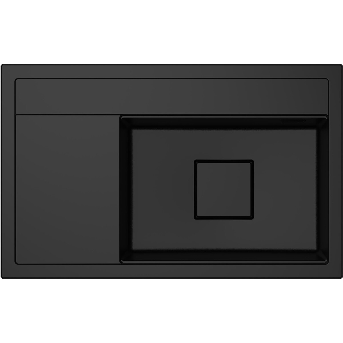 Kernau Zlewozmywak granitowy KGS R 5080 1B1D P Deep Black