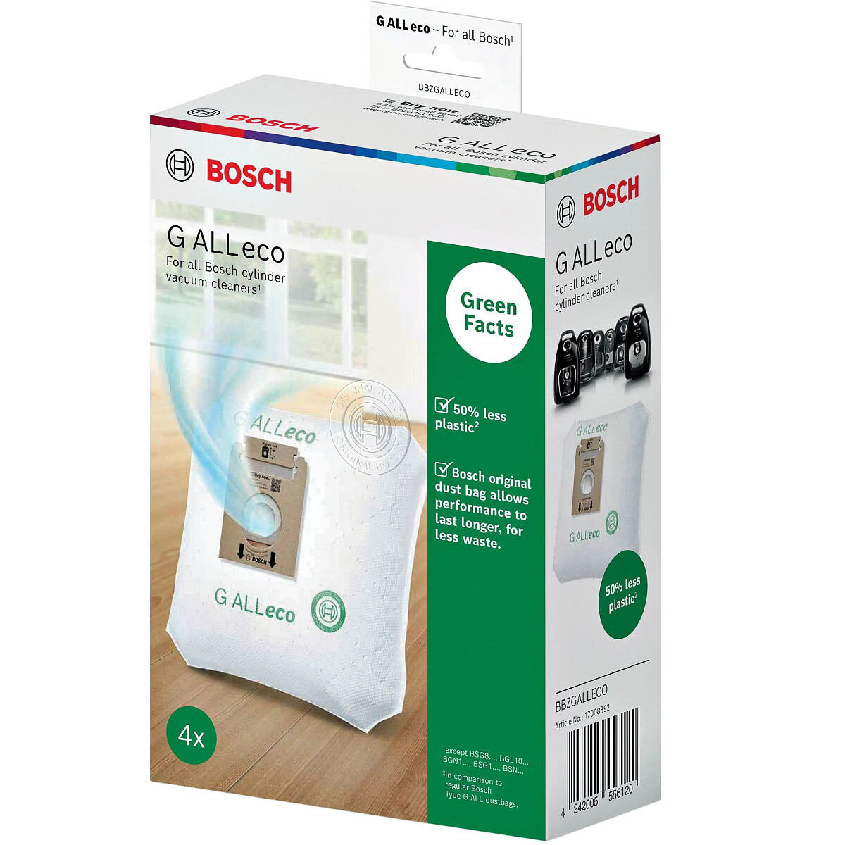 Worki do odkurzacza Bosch GALL ECO BBZGALLECO