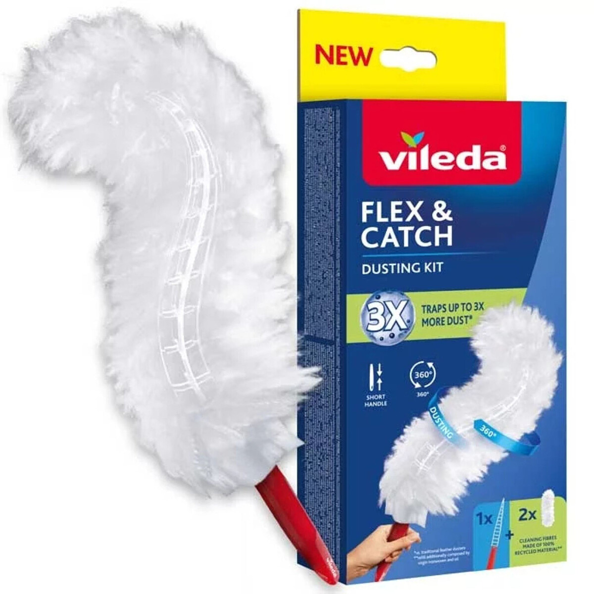 Miotełka do kurzu Vileda + 2 wkłady Flex & Catch