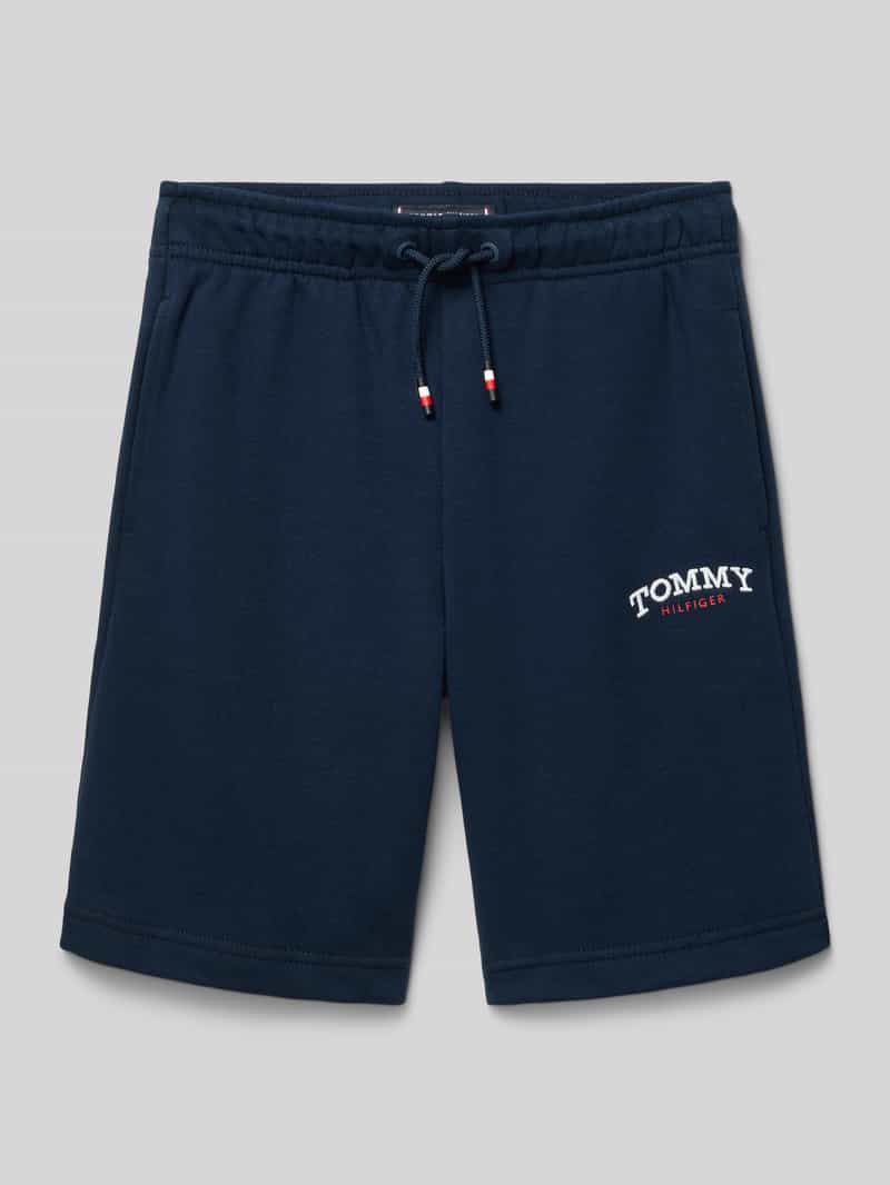 Szorty dresowe o kroju regular fit z mieszanka bawełny