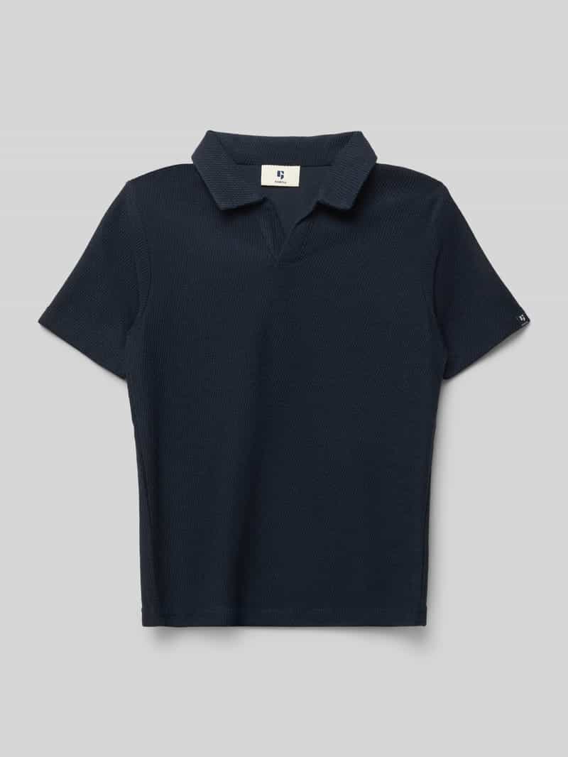 Koszulka polo w kroju regular fit ze strukturalnym wzorem