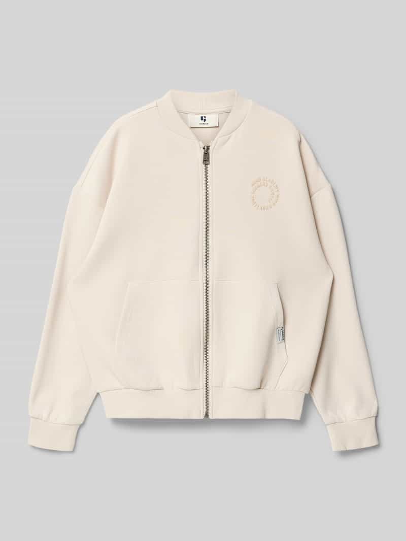 Bluza rozpinana z nadrukiem z logo marki