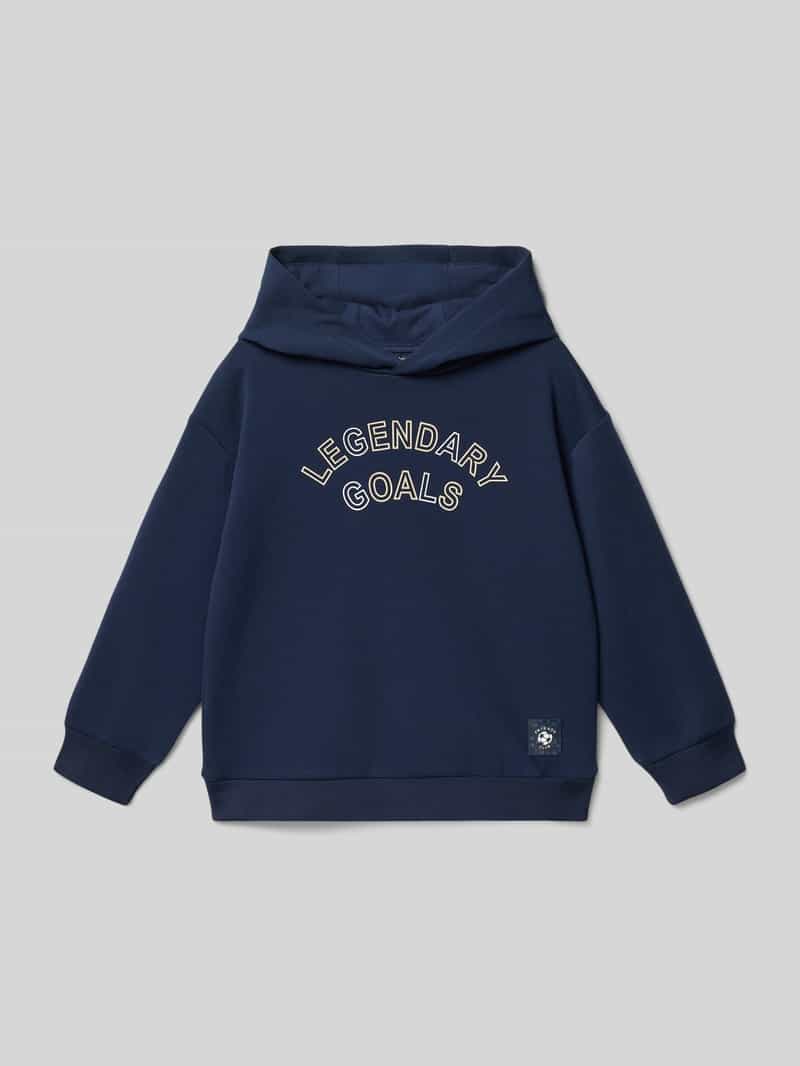 bluza z kapturem z nadrukiem