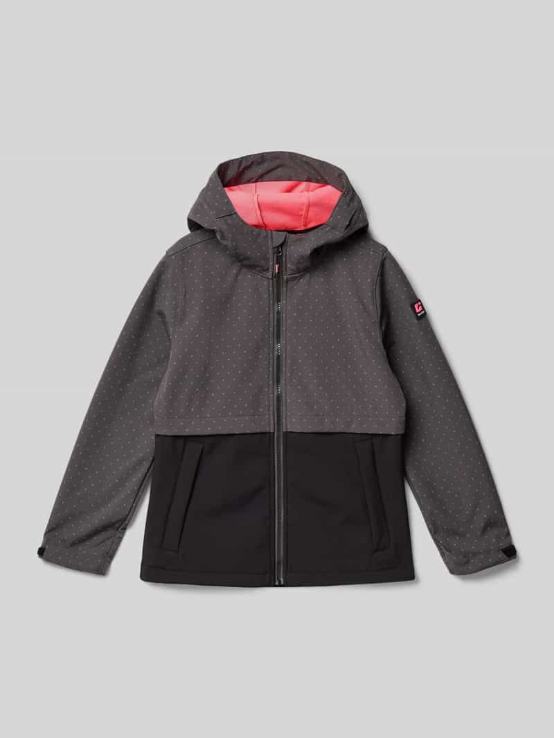 Kurtka softshell z detal z logo