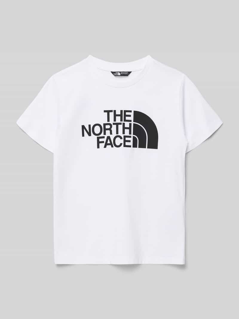 Koszulka z nadrukiem logo, krój regular fit