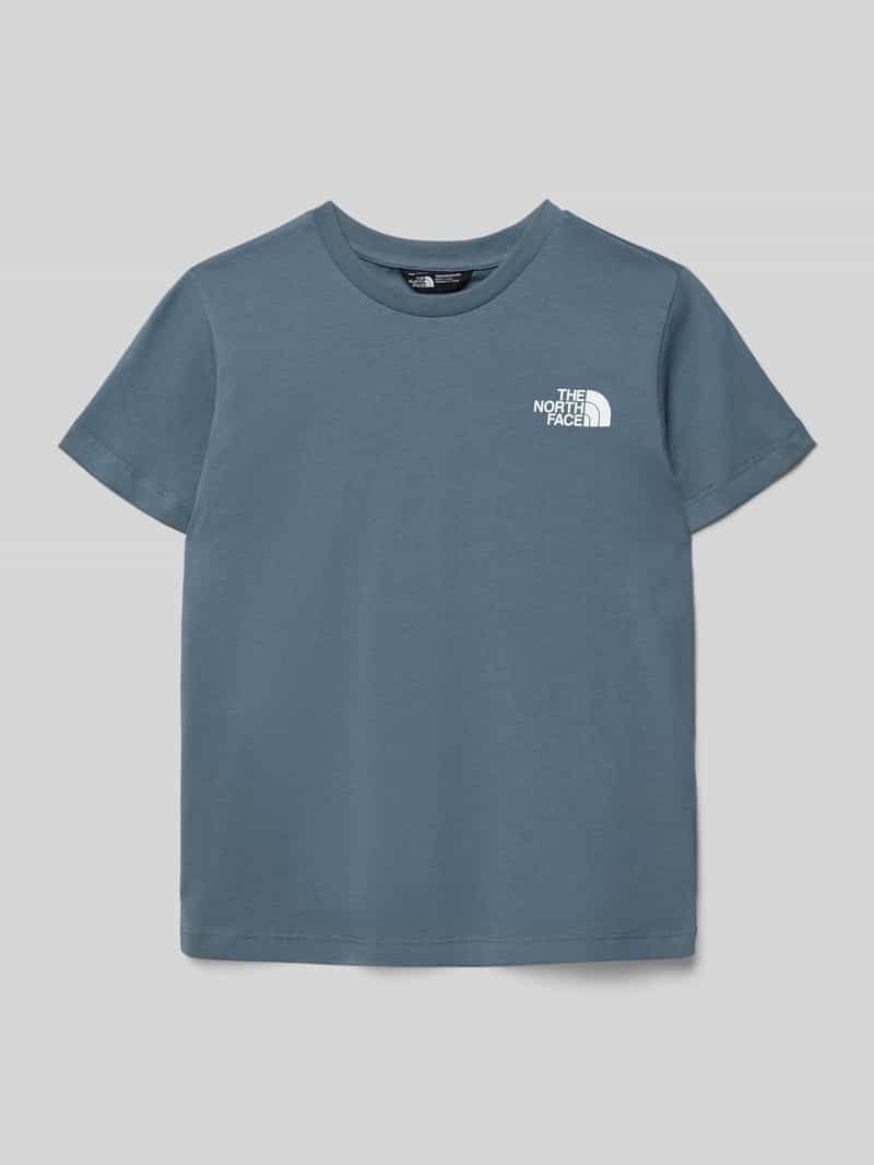 Koszulka z nadrukiem logo, krój regular fit