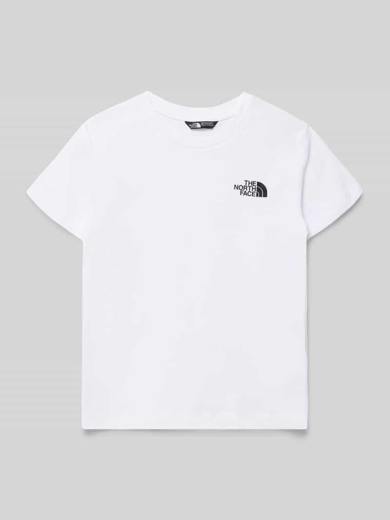 Koszulka z nadrukiem logo, krój regular fit