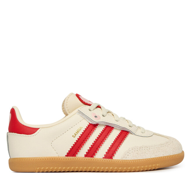 Sneakersy adidas Samba Og Comfort Closure Elastic Lace KI6682 Écru