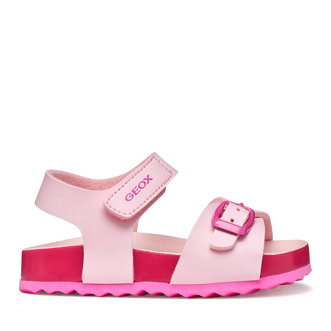 Sandały Geox B Sandal Chalki Girl B652RA 000BC C0808 S Różowy