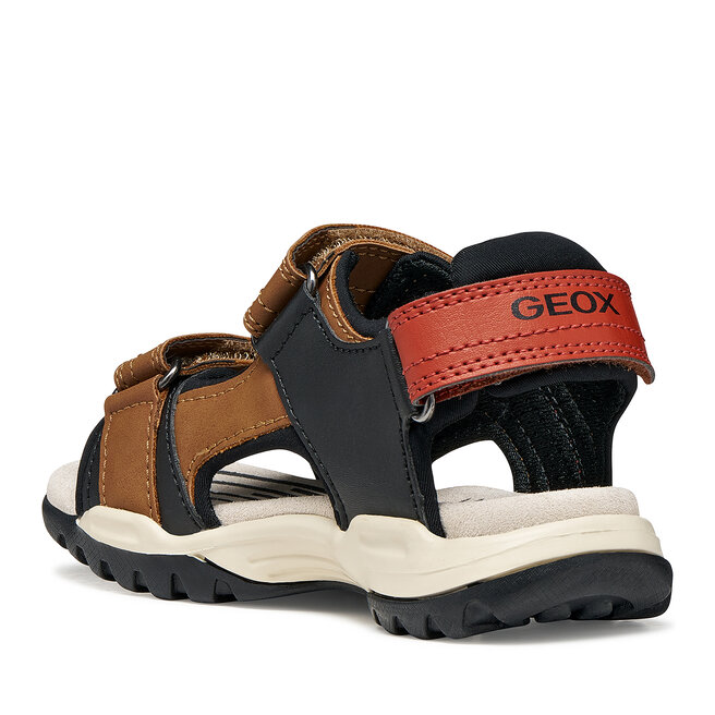 Sandały Geox Jr Borealis J450RA 015ME CD6N6 S Brązowy