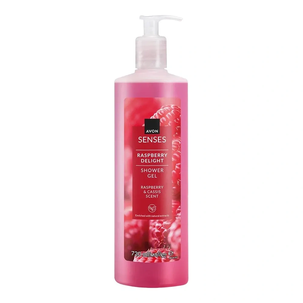 Avon Senses żel pod prysznic Raspberry Delight 720 ml