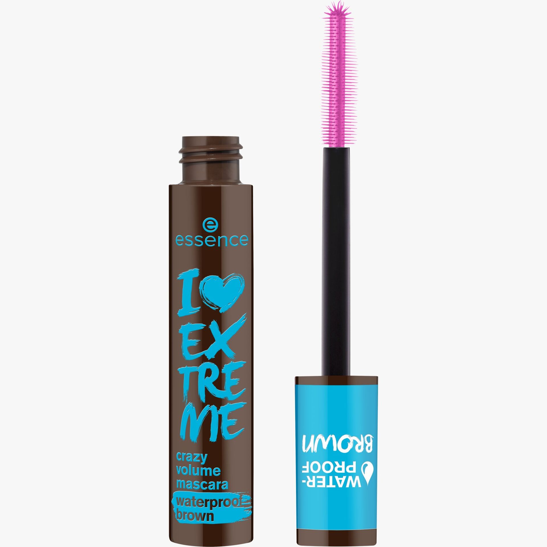 Essence I Love Extreme Wodoodporny Tusz do Rzęs 01 Cozy Brown