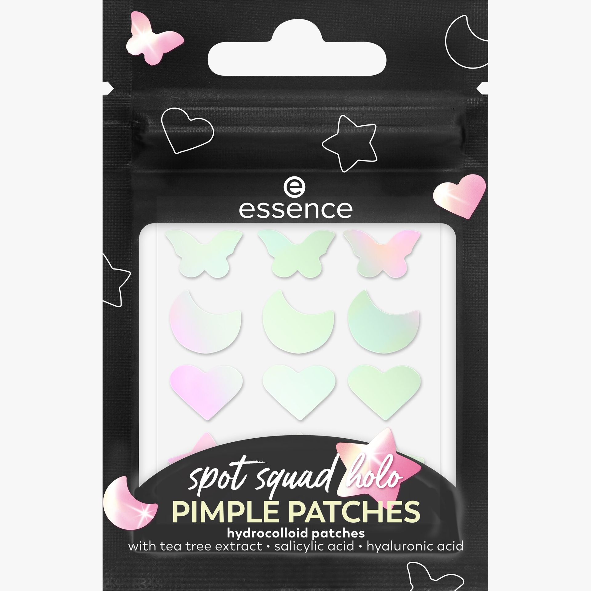 Essence Spot Squad Holo Pimple Patches Holograficzne Plasterki na Wypryski