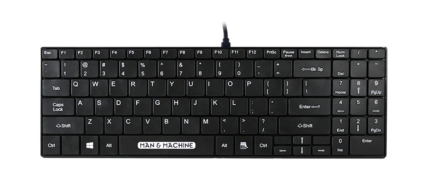 Man & Machine Its Cool USB QWERTY Czarny ITSC/B5