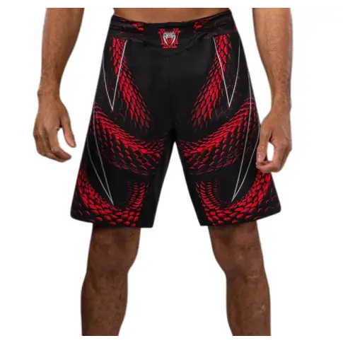 Venum Fightshorts Spodenki MMA Matupa Black/Red/Silver