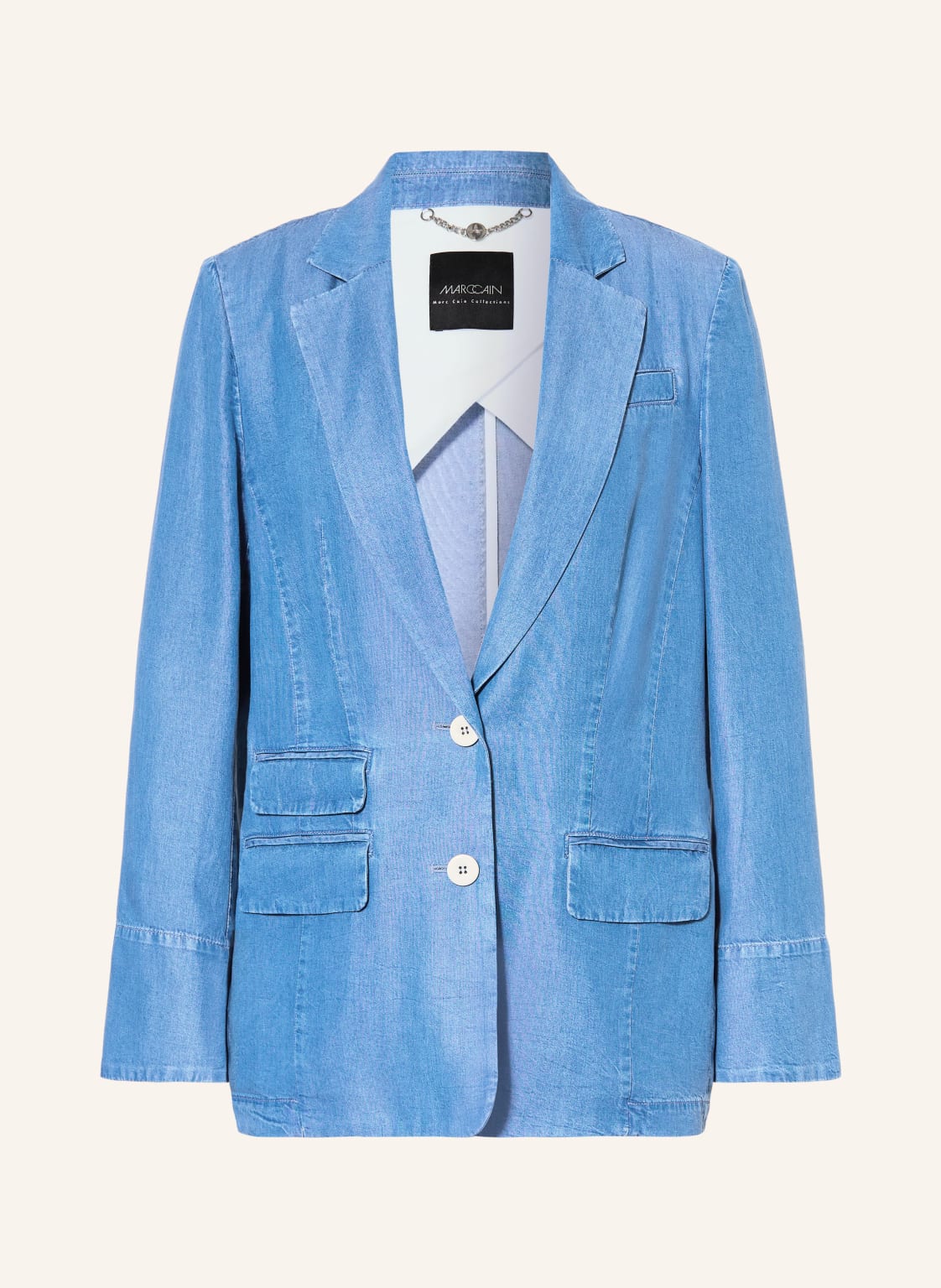 Marc Cain Marynarka W Stylu Jeansowym blau
