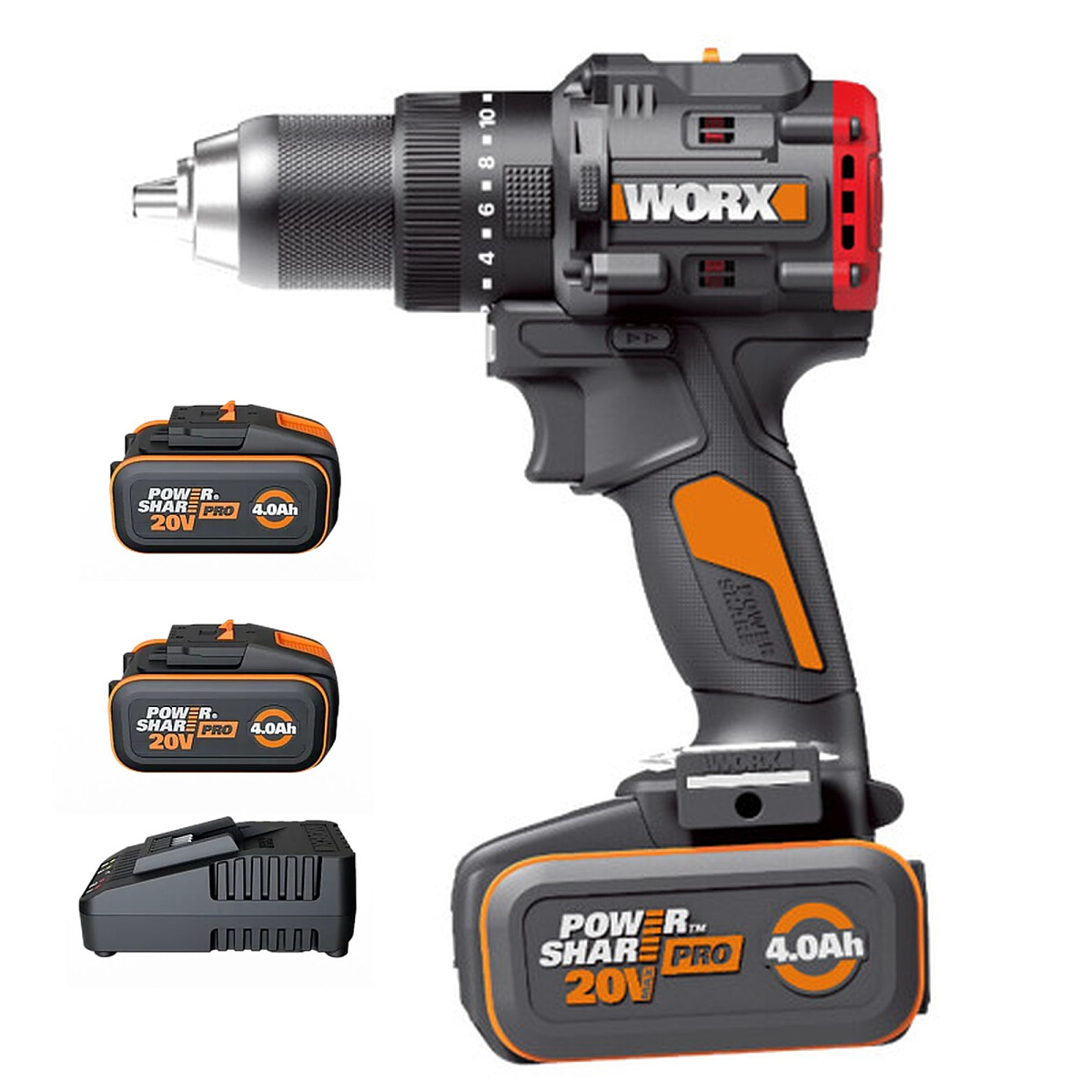 WORX Wiertarko-wkrętarka udarowa WX356