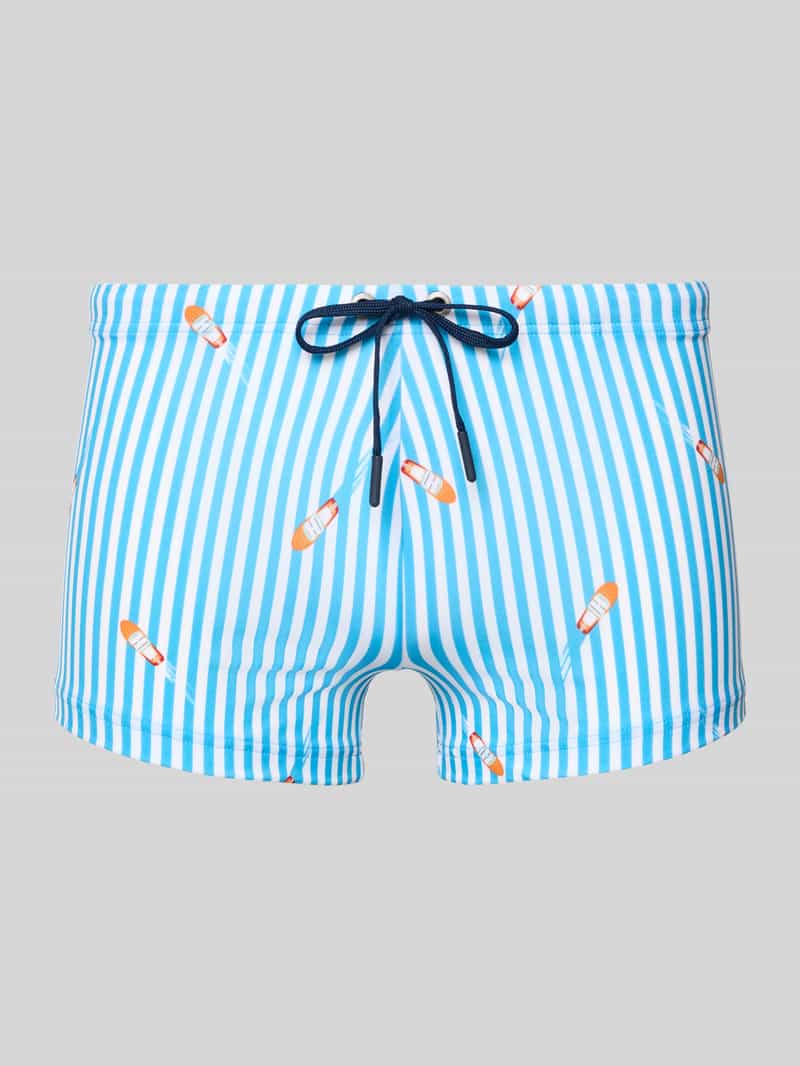 Spodenki kąpielowe we wzór na całej powierzchni model 'Viareggio'